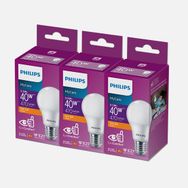Philips Essential 40 Watt Sarı Klasik E27 Duylu 3'lü Led Ampul