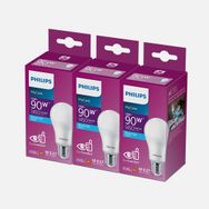 Philips Essential 90 Watt Sarı Klasik E27 Duylu 3'lü Led Ampul