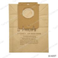 Philips FC 8450 FC 8459 Power Life Sentetik Kumaş Toz 10 Adet Süpürge Torbası