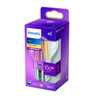 Philips LED Classic 100 W A67 Filament 2700 Sarı Işık E27 Normal Duy Dim Edilmez Ampul