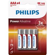 Philips LR03P4B/05 Power Alkalin AAA X4 Pil