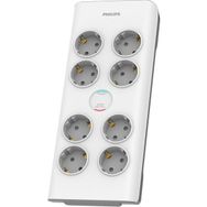 Philips SPN7080WA/62 Beyaz 900 Joules 2 mt Örgülü Kablo 8 Soket Akım Korumalı Priz