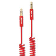 Philips SWR2102 3.5 mm Jack Spiral AUX Ses Kablosu