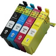 Photo Print Epson Stylus Office BX305FW Uyumlu T1291-1292-1293-1294 4 Renk Muadil Kartuş Takım