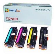 Photo Print HP CC530A / CF380A / CF410A / 305A İthal 4 Renk Chipli 3.500 Sayfa 1 kg Muadil Toner Seti