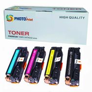 Photo Print HP Color Laserjet Pro MFP M476NW CF380A/CF381A/CF382A/CF383A İthal 4 Renk Chipli 3.500 Sayfa 1 kg Muadil Toner Seti