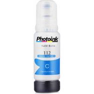 Photoink 112 Ecotank Mavi L6580 / L15180 / L6570 / M15140 / L6550 / L6490 / L6460 / L15160 / L15150 / L11160 Uyumlu Mürekkep Kartuş