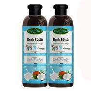 Phytoflora Eşek Sütü ve Hindistan Cevizi Yağlı Tuzsuz 2x400 ml Şampuan