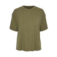 Pieces Pckylie SS Tee Noos Yeşil Deep Lichen Green Büyük Beden Kadın T-shirt