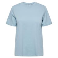 Pieces Pcria Ss Fold Up Solid Tee Noos Bc Angel Falls Kadın T-shirt