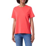 Pieces Pcria Ss Solid Tee Noos Bc Bittersweet Kadın T-shirt