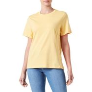 Pieces Pcria Ss Solid Tee Noos Bc Cornsilk Kadın T-shirt