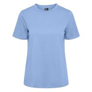 Pieces Pcria SS Solid Tee Noos Bc Hydrangea Kadın T-shirt