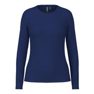 Pieces Pcruka Ls Top Noos Bc Bellwether Blue Uzun Kollu Kadın T-shirt