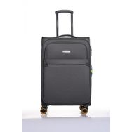 Pierre Cardin 04PC6000-02-ANT Antrasit Çekçekli Kumaş Valiz