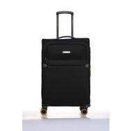 Pierre Cardin 04PC6000-02-S Siyah Çekçekli Kumaş Valiz