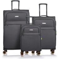 Pierre Cardin 04PC6000-SET Antrasit Unisex 3'lü Set Bavul