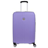 Pierre Cardin 04PC6500-02-LI Lila Çekçekli Sert Valiz