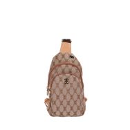Pierre Cardin 05PO22Y1630 Kahverengi Kanvas Fermuarlı Kadın Çapraz Çanta