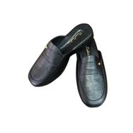 Pierre Cardin 288 Siyah Kroko Erkek Terlik