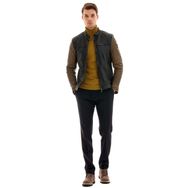 Pierre Cardin 50 Siyah Erkek Deri Ceket