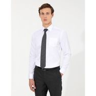 Pierre Cardin 50258931-VR013 Beyaz Erkek Gömlek