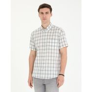 Pierre Cardin 50265122-VR024 Gri Desenli Erkek Gömlek