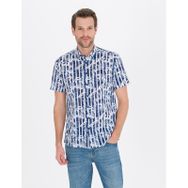 Pierre Cardin 50266101-VR033 Lacivert Kısa Kollu Erkek Gömlek