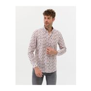 Pierre Cardin 50269435-VR011 Bej Desenli Erkek Gömlek