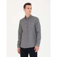 Pierre Cardin 50274660-VR024 Gri Desenli Erkek Gömlek