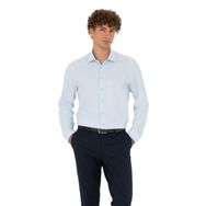 Pierre Cardin 50275511-VR003 Açık Mavi Desenli Erkek Gömlek