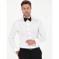 Pierre Cardin 50277129-VR013 Beyaz Smokin Erkek Gömlek