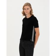 Pierre Cardin 50278909-VR046 Siyah Kadın Tişört