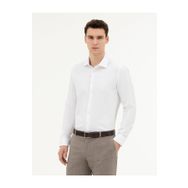 Pierre Cardin 50282961-VR013 Beyaz Desenli Erkek Gömlek