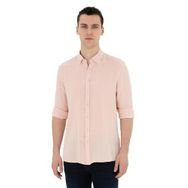Pierre Cardin 50284407-VR078 Açık Pembe Desenli Erkek Gömlek