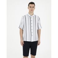 Pierre Cardin 50285540-VR033 Lacivert Kısa Kollu Erkek Gömlek