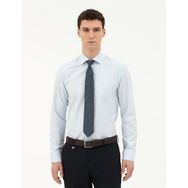 Pierre Cardin 50285562-VR003 Açık Mavi Desenli Erkek Gömlek