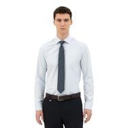 Pierre Cardin 50285562-VR003 Açık Mavi Desenli Erkek Gömlek