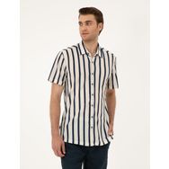 Pierre Cardin 50289021-VR011 Bej Erkek Gömlek