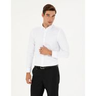 Pierre Cardin 50289396-VR013 Beyaz Erkek Gömlek