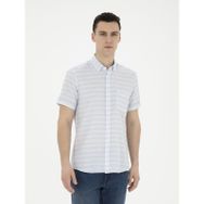Pierre Cardin 50289412-VR003 Açık Mavi Kısa Kollu Erkek Gömlek