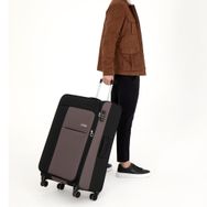 Pierre Cardin 50294161-VR046 Erkek Siyah Büyük Boy Valiz