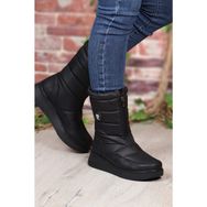 Pierre Cardin 52598 Siyah Kaymaz Taban Fermuarlı Kadın Botu
