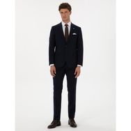 Pierre Cardin Erkek Lacivert Slim Fit %100 Yün Takım Elbise 50313966-VR033 - 48 - 6 Drop