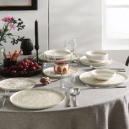 Pierre Cardin Leafy 24 Parça Bej Yemek Takımı