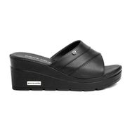 Pierre Cardin PC-3506 Siyah Kadın Dolgu Topuk Terlik