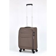 Pierre Cardin PC4200 Kahverengi Ultra Light Hafif Lüx Kumaş Kabin Boy Valiz