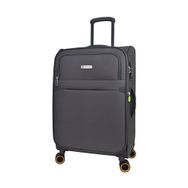 Pierre Cardin PC6000 Ultra Light Hafif Lüx Kumaş Büyük Boy Gri Valiz