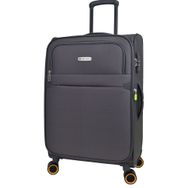Pierre Cardin PC6000 Ultra Light Hafif Lüx Kumaş Orta Boy Gri Valiz
