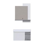 Pierre Cardin Zen Mat Beyaz Linden 70 cm Antique White Linden Banyo Dolabı